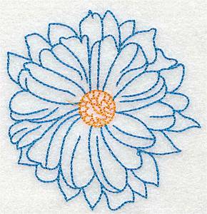 Picture of Petals Machine Embroidery Design