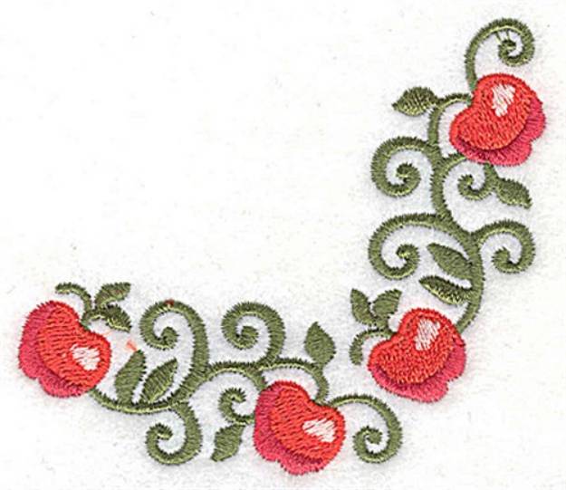 Picture of Apple corner Machine Embroidery Design