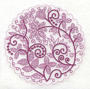Picture of Whimsical Flowers B Machine Embroidery Design