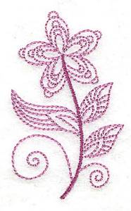 Picture of Whimsical Flower 7 Machine Embroidery Design