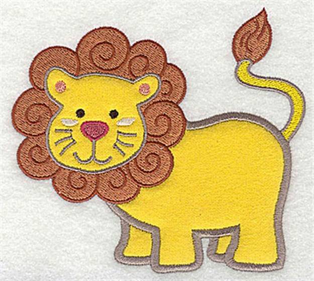 Picture of Applique Lion Machine Embroidery Design
