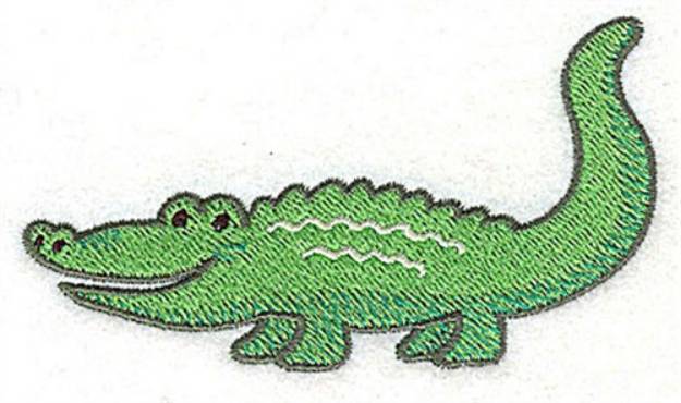Picture of Crocodile Machine Embroidery Design