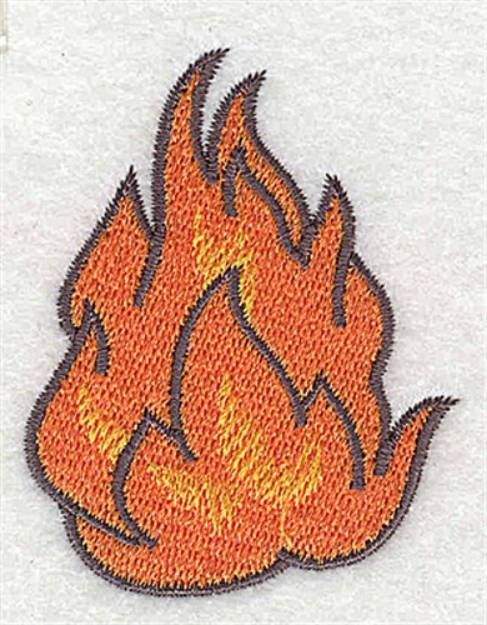 Picture of Fire Machine Embroidery Design