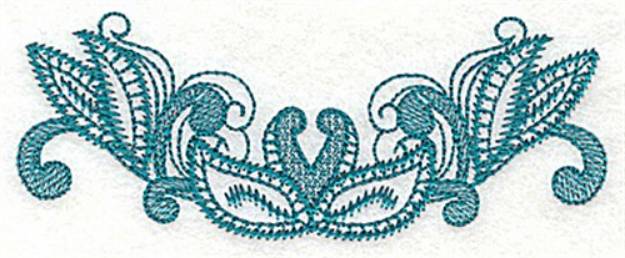 Picture of Leaf Swirls Machine Embroidery Design