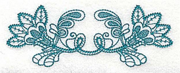 Picture of Double Flower Machine Embroidery Design