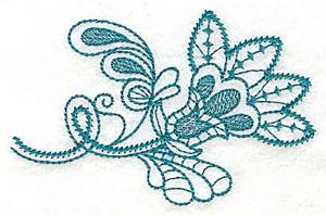Picture of Single Flower Machine Embroidery Design
