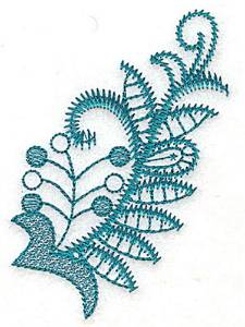 Picture of Leaves and Berries Machine Embroidery Design