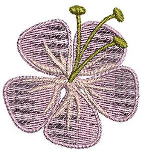 Picture of Purple Flower Machine Embroidery Design