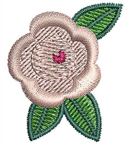 Picture of Pink Flower Machine Embroidery Design