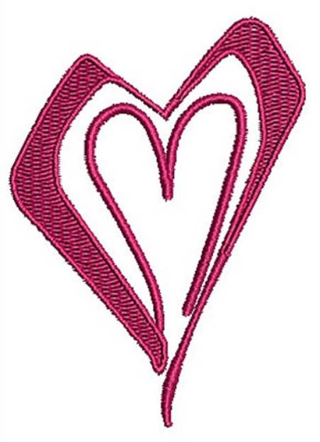 Picture of Pink Hearts Machine Embroidery Design
