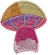 Picture of Mushroom Machine Embroidery Design