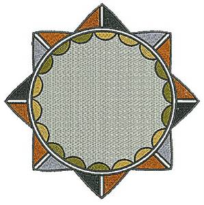 Picture of Southwestern Circle Design Machine Embroidery Design