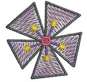 Picture of Flower Blossom Machine Embroidery Design