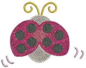 Picture of Ladybug Beetle Machine Embroidery Design