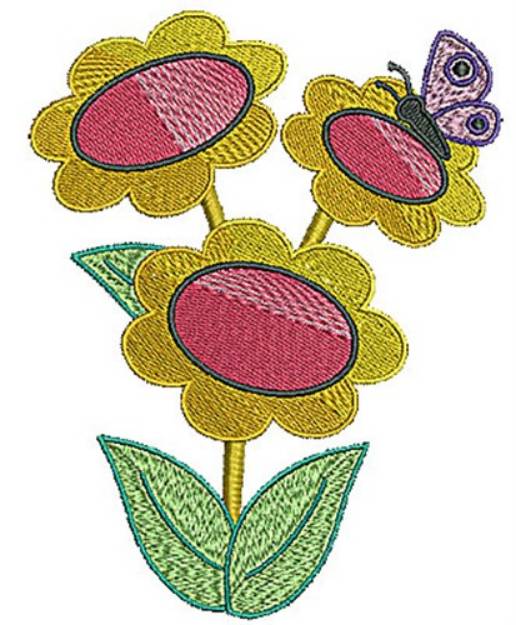 Picture of Butterfly Bunch Butterfly Machine Embroidery Design