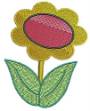 Picture of Flower Stem Machine Embroidery Design
