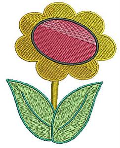 Picture of Flower Stem Machine Embroidery Design