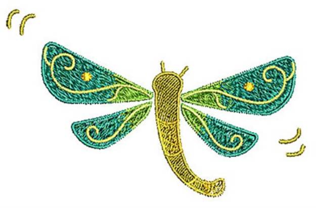 Picture of Dragonfly Bug Machine Embroidery Design