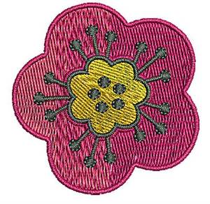 Picture of Flower Bloom Machine Embroidery Design