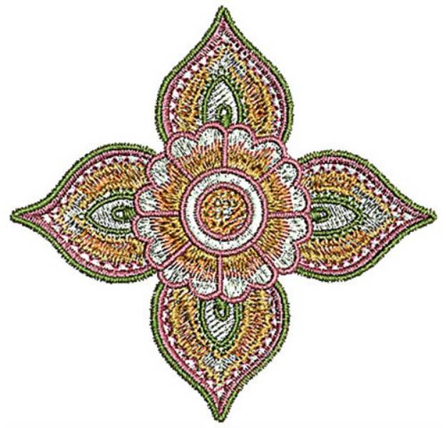 Picture of Henna Blossom Machine Embroidery Design