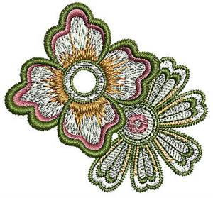 Picture of Henna Blooms Machine Embroidery Design