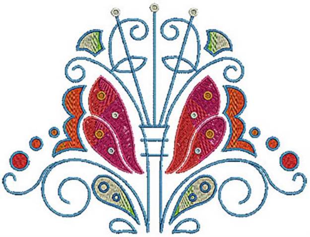 Picture of Scrollworks Flowers Machine Embroidery Design