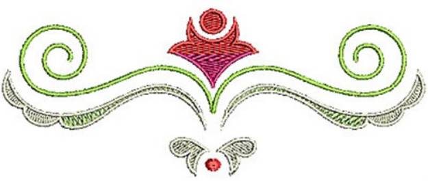 Picture of Scrollworks Border Flower Machine Embroidery Design