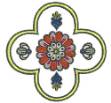 Picture of Tudor Floral Machine Embroidery Design