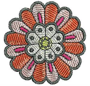 Picture of Tudor Blossom Machine Embroidery Design