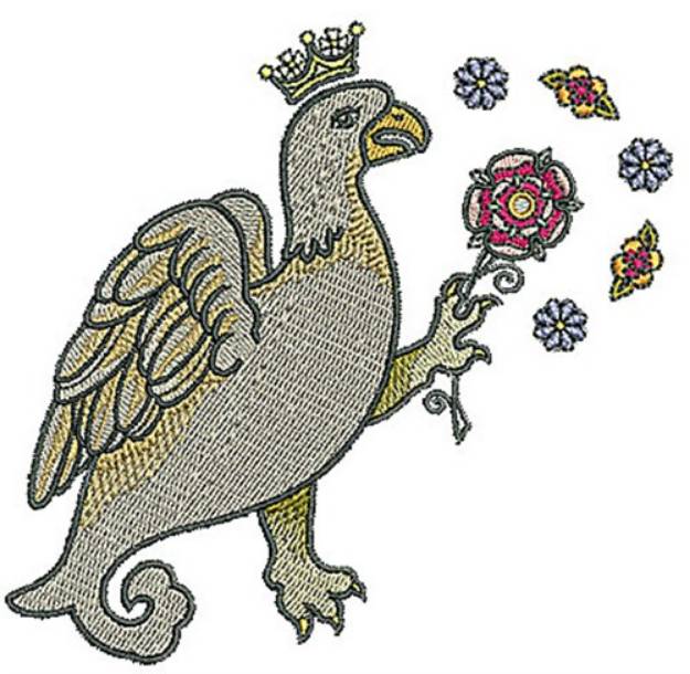 Picture of Tudor Bird Machine Embroidery Design