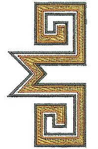 Picture of Border Southwestern Machine Embroidery Design