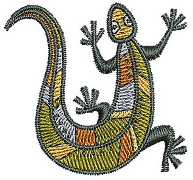 Picture of Southwestern Gecko Machine Embroidery Design