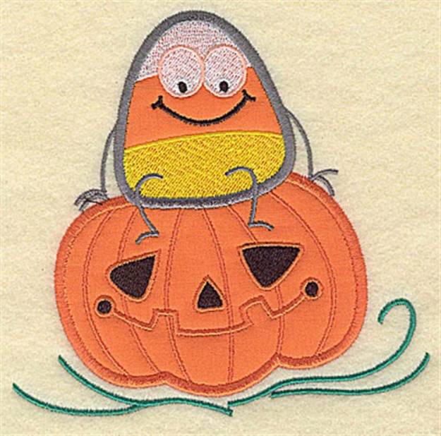 Picture of Jack O Candy Corn Machine Embroidery Design
