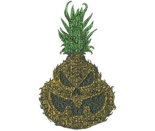 Picture of Pineapple Jack-O-Lantern Machine Embroidery Design