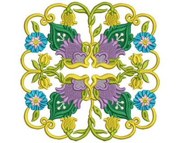 Picture of Jacobean Decoration Machine Embroidery Design