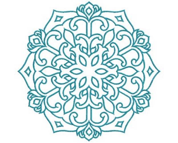 Picture of Hexagon Mandala Machine Embroidery Design
