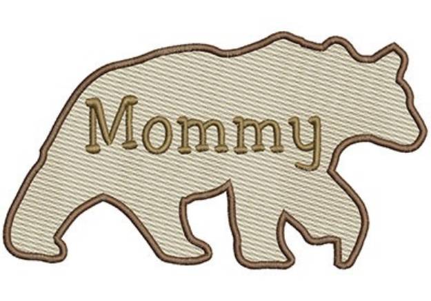Picture of Mommy Bear Machine Embroidery Design