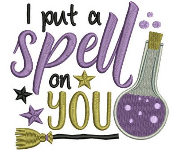 Picture of I Put A Spell On You Machine Embroidery Design