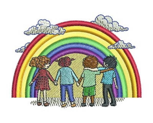 Picture of RAINBOW KIDS Machine Embroidery Design
