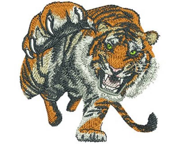 Picture of Tiger Prowl Machine Embroidery Design