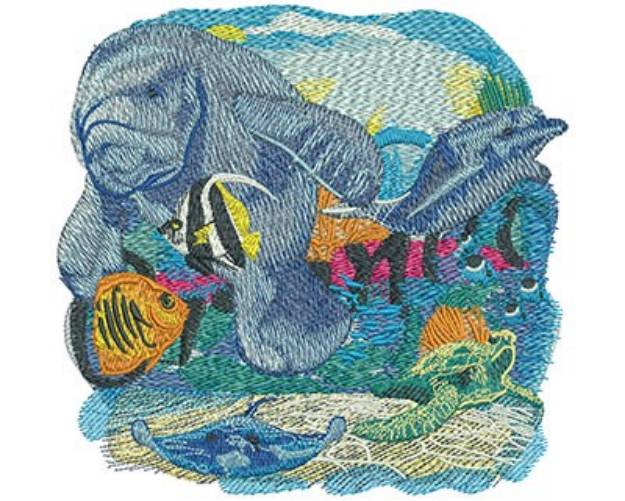 Picture of Sea Life Orlando Machine Embroidery Design