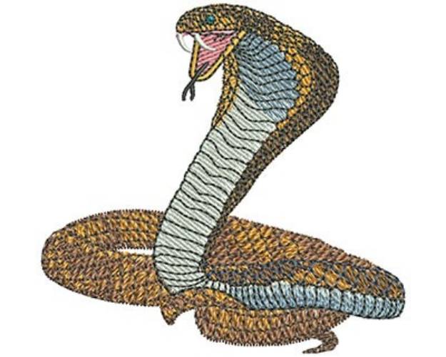 Picture of Cobra Mascot Machine Embroidery Design
