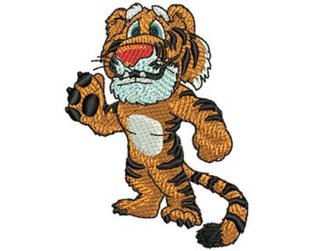 Picture of Cartoon Tiger Machine Embroidery Design