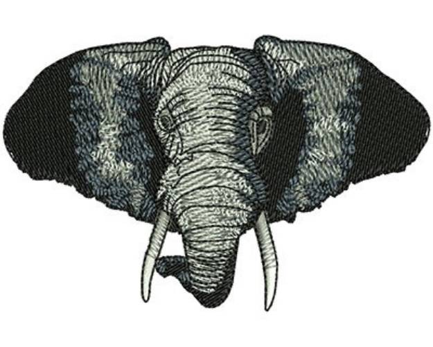 Picture of ELEPHANT HEAD Machine Embroidery Design
