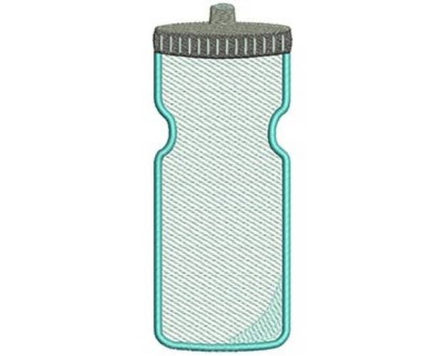 Picture of Water Bottle Machine Embroidery Design