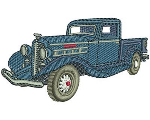 Picture of REO SPEEDWAGON TRUCK Machine Embroidery Design