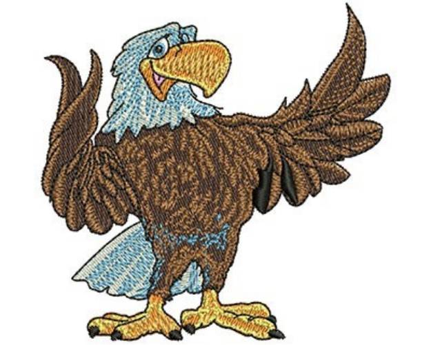 Picture of CARTOON EAGLE Machine Embroidery Design