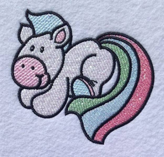 Picture of Cartoon Pony Machine Embroidery Design