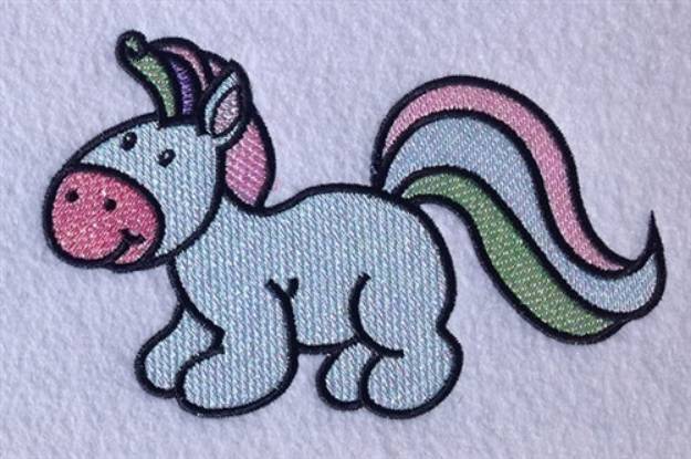 Picture of Pony Cartoon Machine Embroidery Design