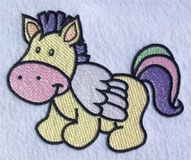 Picture of Pegasus Cartoon Machine Embroidery Design